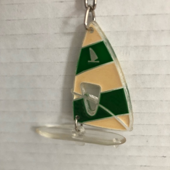 Vtg Articulating Sailboat Keychain - Picture 4 of 7
